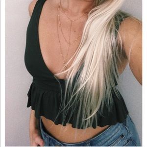 urban Outfitters peplum top